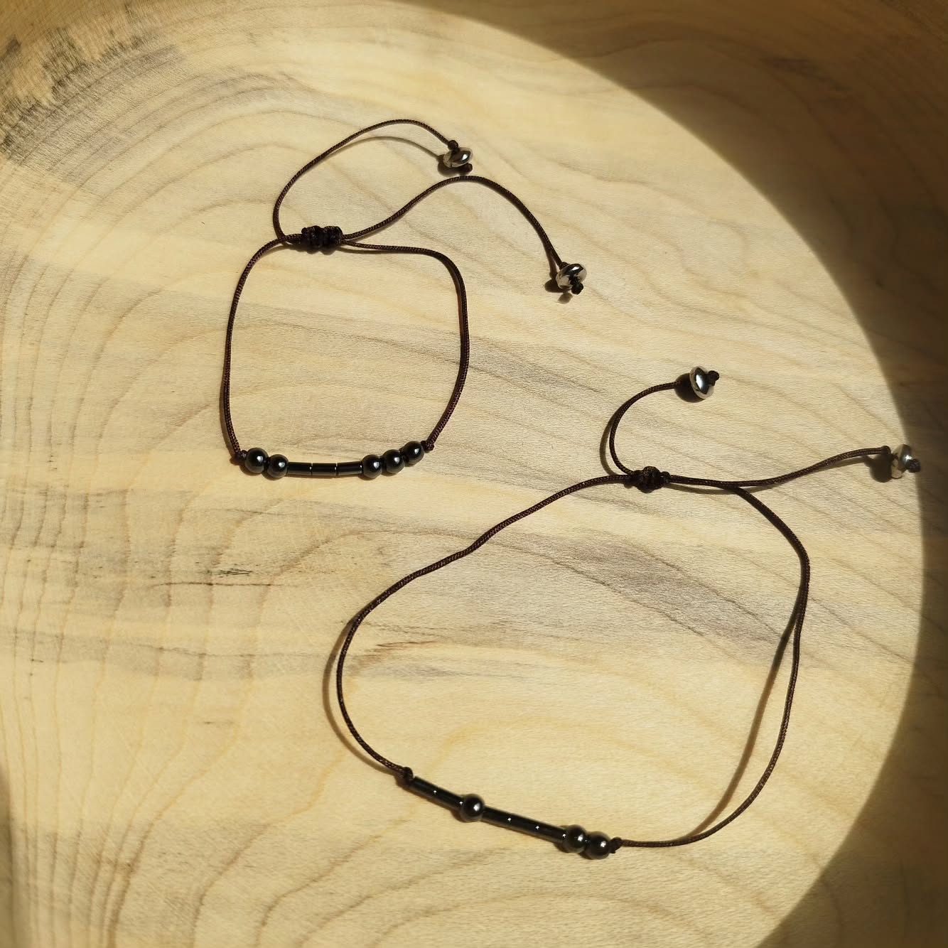 دستبند کد مورس مشکی