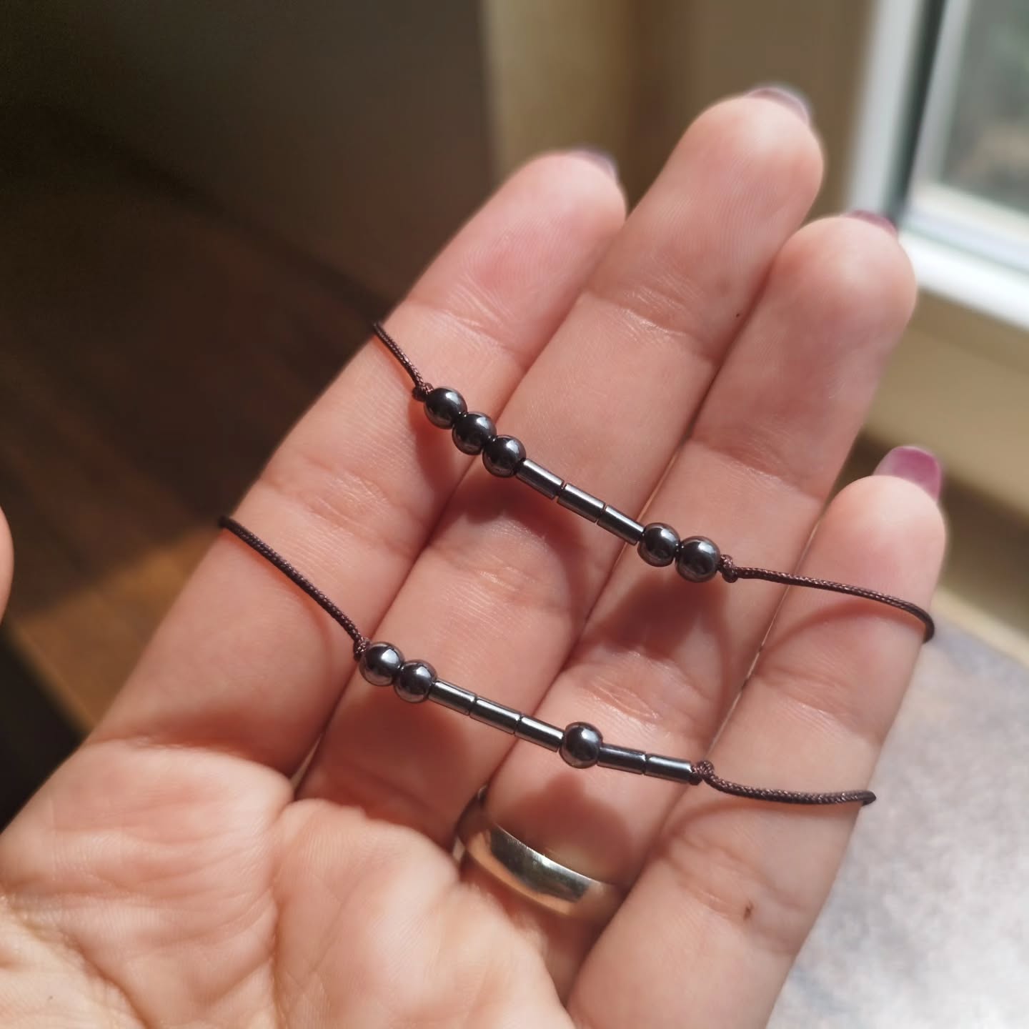 دستبند کد مورس رنگی