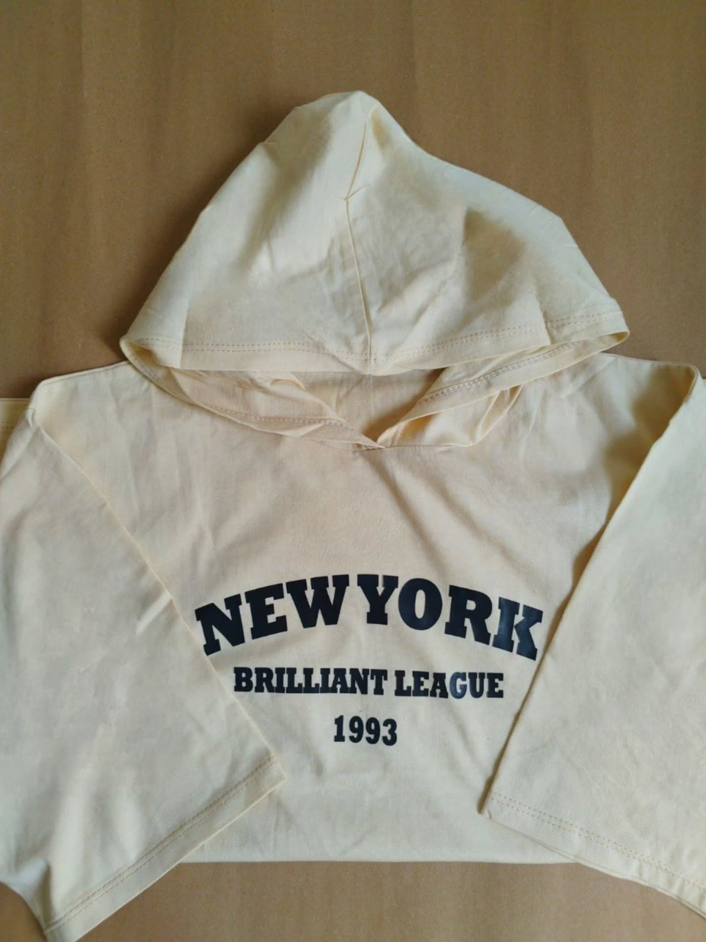 تیشرت باکسی کلاه دار مشکی