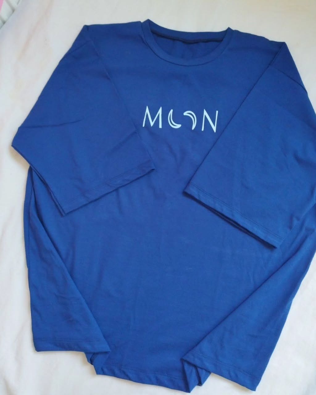 تیشرت باکسی آبی کاربنی